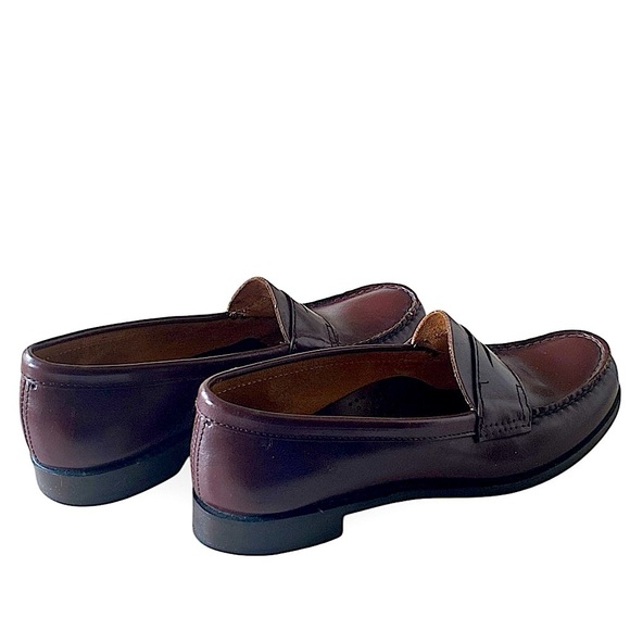 G.H.Bass Willa Flat Strap Weejuns Penny Loafer Brown Size 8AA Minimalist - Picture 3 of 12